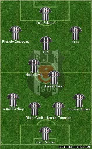 Besiktas JK Formation 2010