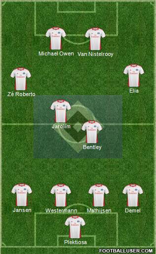 Hamburger SV football formation