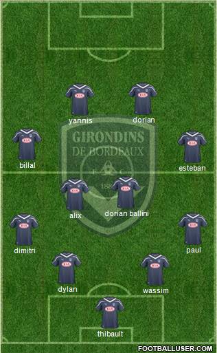 FC Girondins de Bordeaux Formation 2010