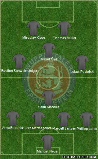 Wuppertaler SV Borussia Formation 2010