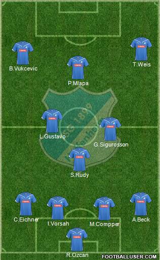 TSG 1899 Hoffenheim Formation 2010