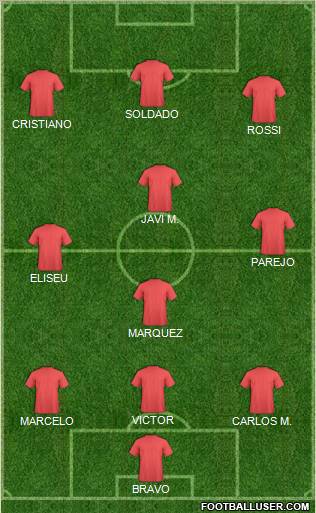 World Cup 2010 Team Formation 2010