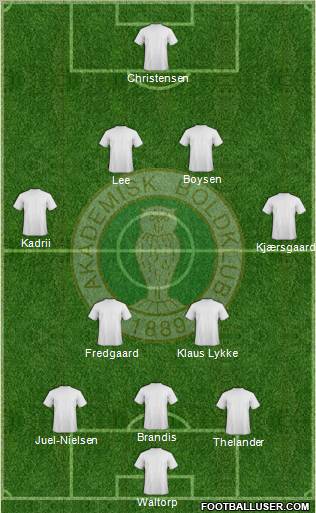 Akademisk Boldklub Formation 2010