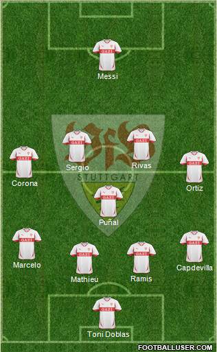 VfB Stuttgart football formation