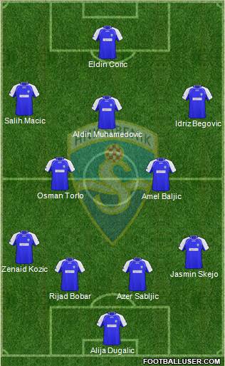 HNK Sibenik Formation 2010