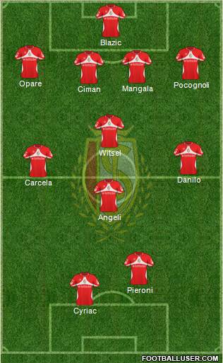 R Standard de Liège Formation 2010