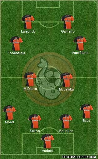 FC Lorient Bretagne Sud football formation