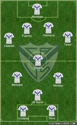 Vélez Sarsfield football formation