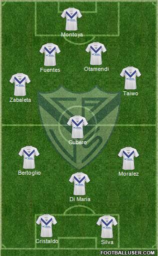 Vélez Sarsfield football formation