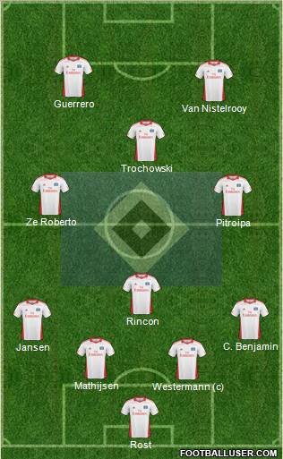 Hamburger SV football formation