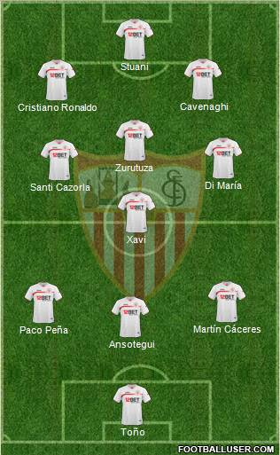 Sevilla F.C., S.A.D. Formation 2010