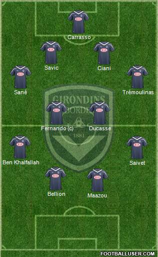 FC Girondins de Bordeaux Formation 2010