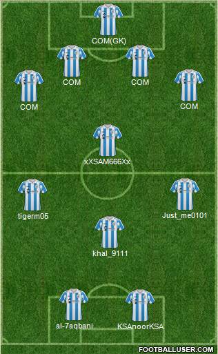 Huddersfield Town Formation 2010
