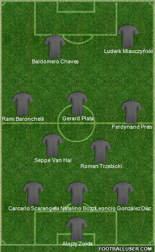 Pro Evolution Soccer Team Formation 2010