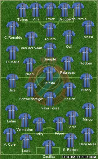 Club Brugge KV football formation