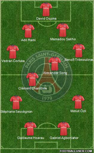 Paris Saint-Germain Formation 2010