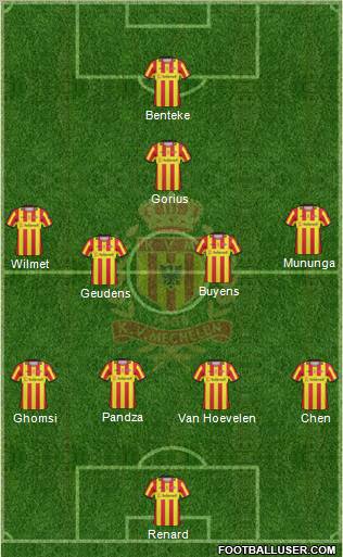 Yellow Red KV Mechelen Formation 2010