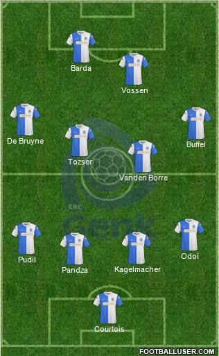 K Racing Club Genk football formation