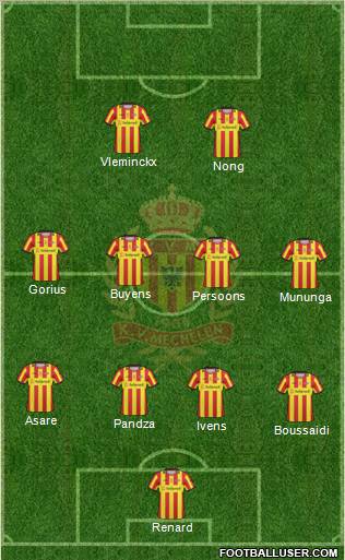 Yellow Red KV Mechelen Formation 2010