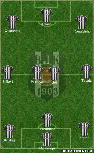 Besiktas JK Formation 2010