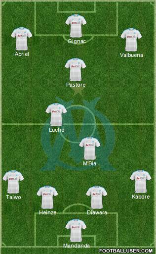 Olympique de Marseille Formation 2010