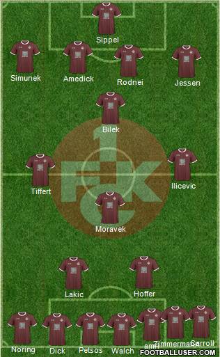 1.FC Kaiserslautern Formation 2010