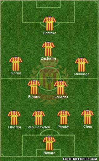 Yellow Red KV Mechelen Formation 2010