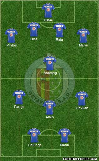 Getafe C.F., S.A.D. football formation