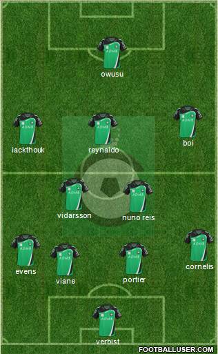 KSV Cercle Brugge Formation 2010