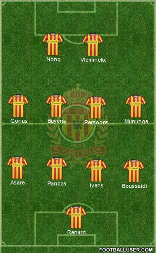 Yellow Red KV Mechelen Formation 2010