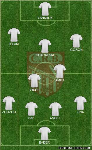 Chabab Riadhi Belouizdad 4-5-1 football formation