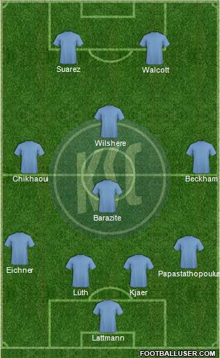 Karlsruher SC Formation 2010