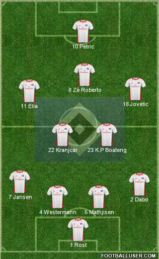 Hamburger SV Formation 2010