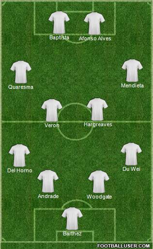 World Cup 2010 Team Formation 2010