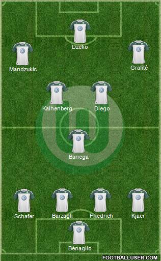VfL Wolfsburg Formation 2010