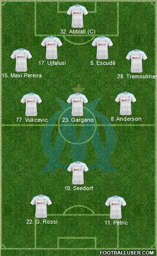 Olympique de Marseille Formation 2010