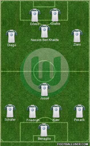 VfL Wolfsburg Formation 2010