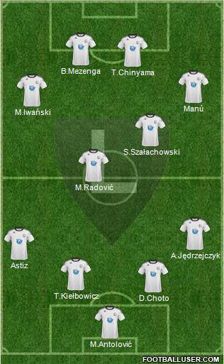 Legia Warszawa Formation 2010