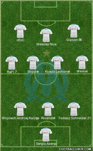 Olympique de Marseille Formation 2010