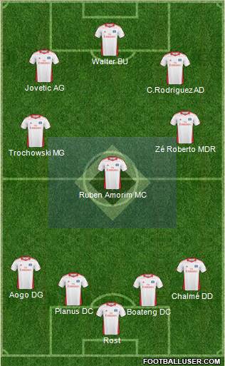 Hamburger SV Formation 2010