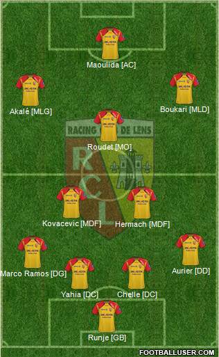 Racing Club de Lens Formation 2010