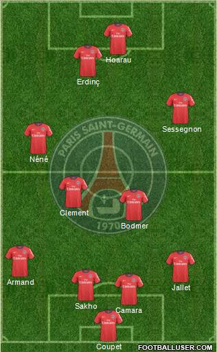 Paris Saint-Germain Formation 2010