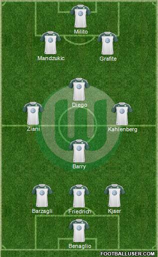 VfL Wolfsburg football formation