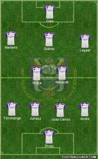 RSC Anderlecht Formation 2010