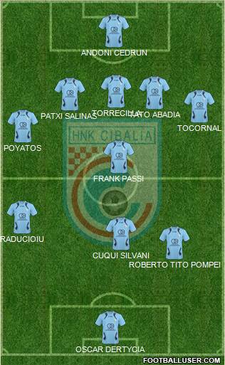 HNK Cibalia Formation 2010