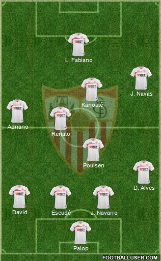 Sevilla F.C., S.A.D. Formation 2010