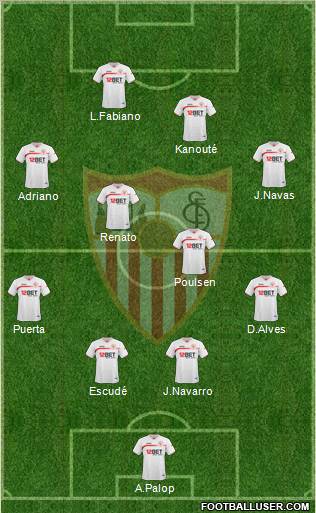 Sevilla F.C., S.A.D. Formation 2010