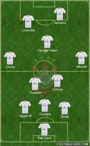 SC Corinthians Paulista Formation 2010