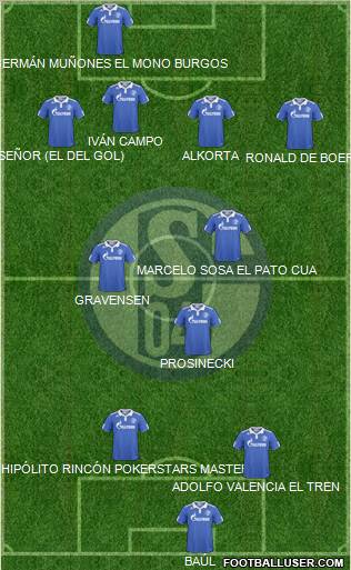 FC Schalke 04 Formation 2010