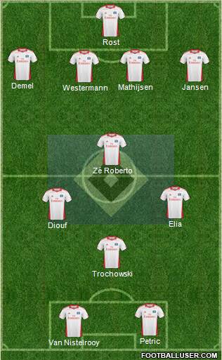 Hamburger SV Formation 2010
